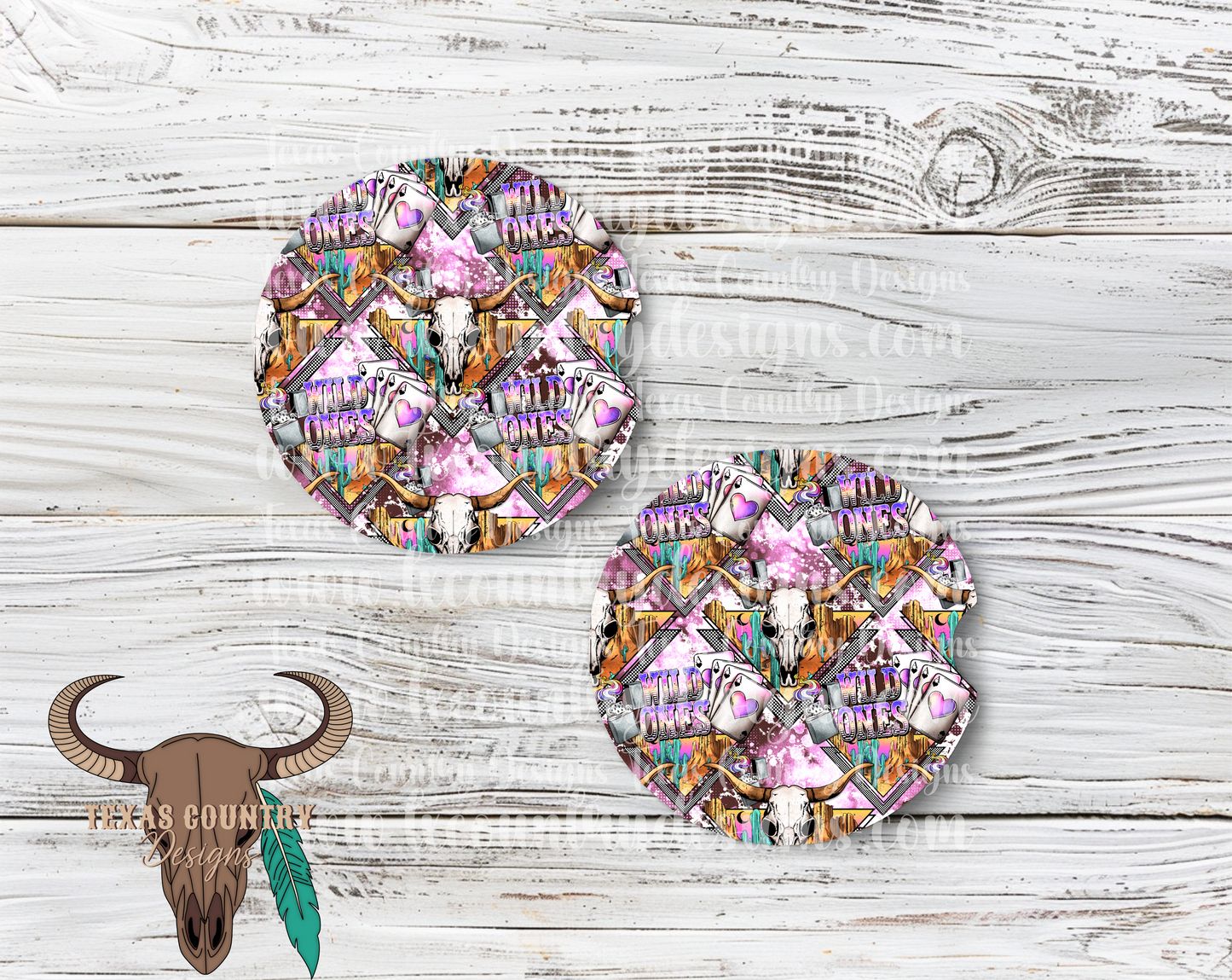 I Got A Thing For The Wild Ones Car Coasters