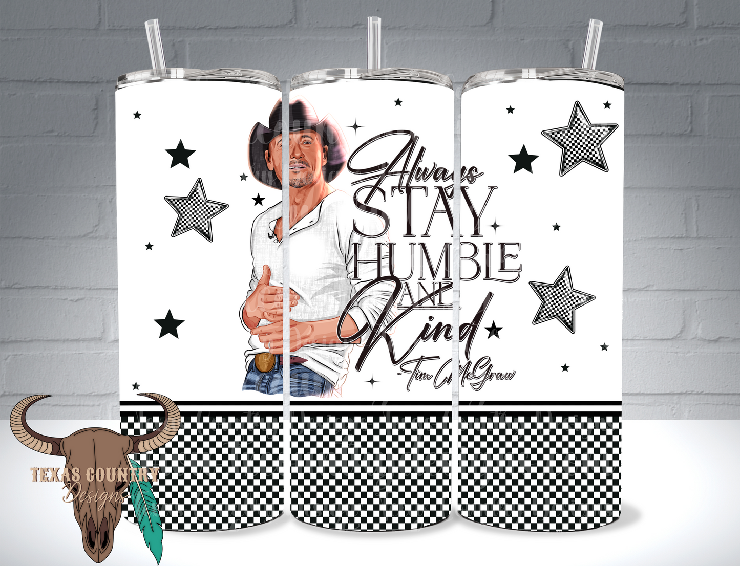 Humble & Kind White 20OZ Tumbler