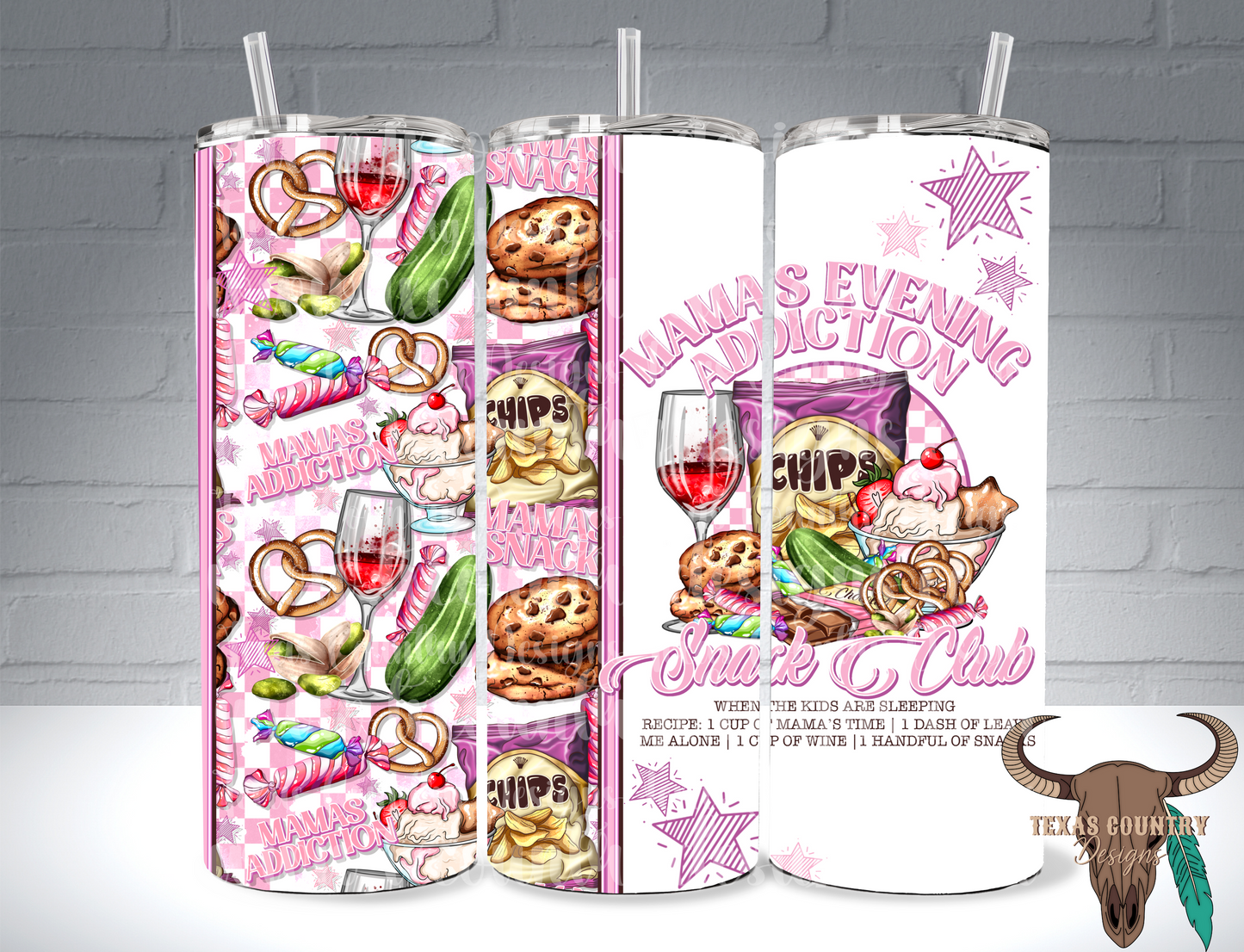 Mamas Evening Addiction 20OZ Tumbler