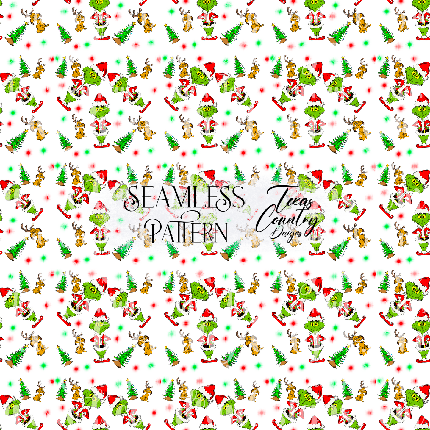 Merry Grinchmas Seamless