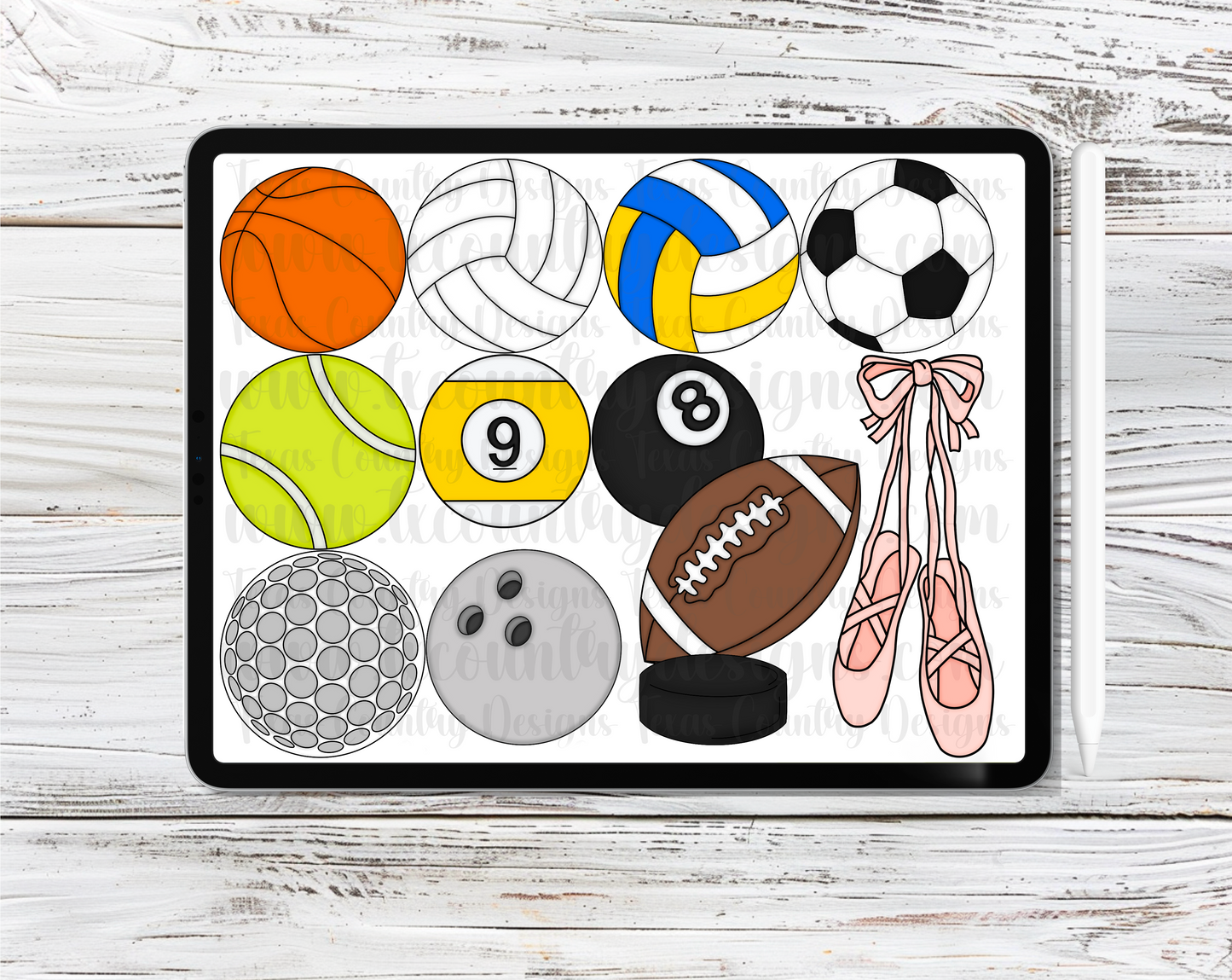 Multi-Sports Clipart Set