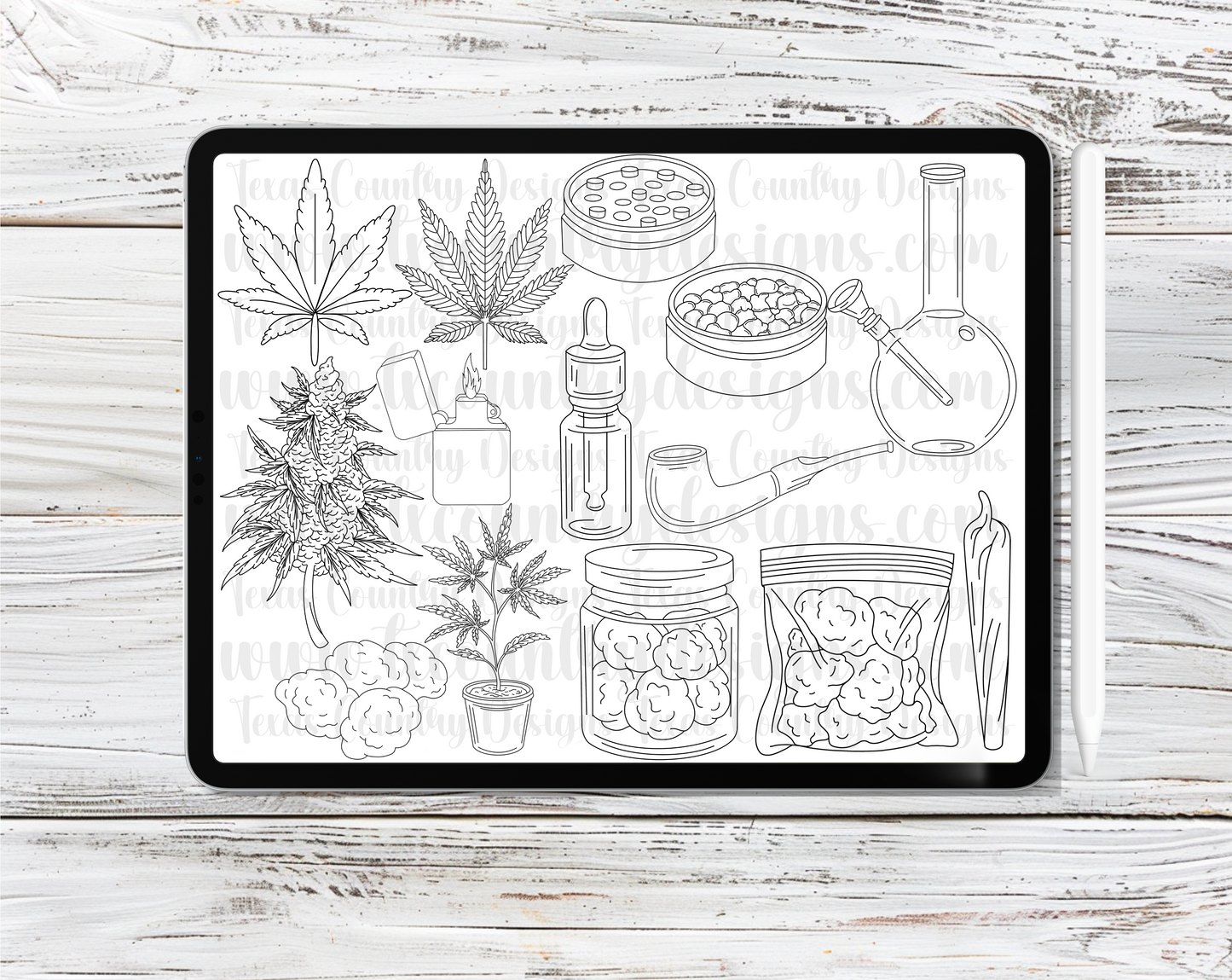 420 Procreate Stamps