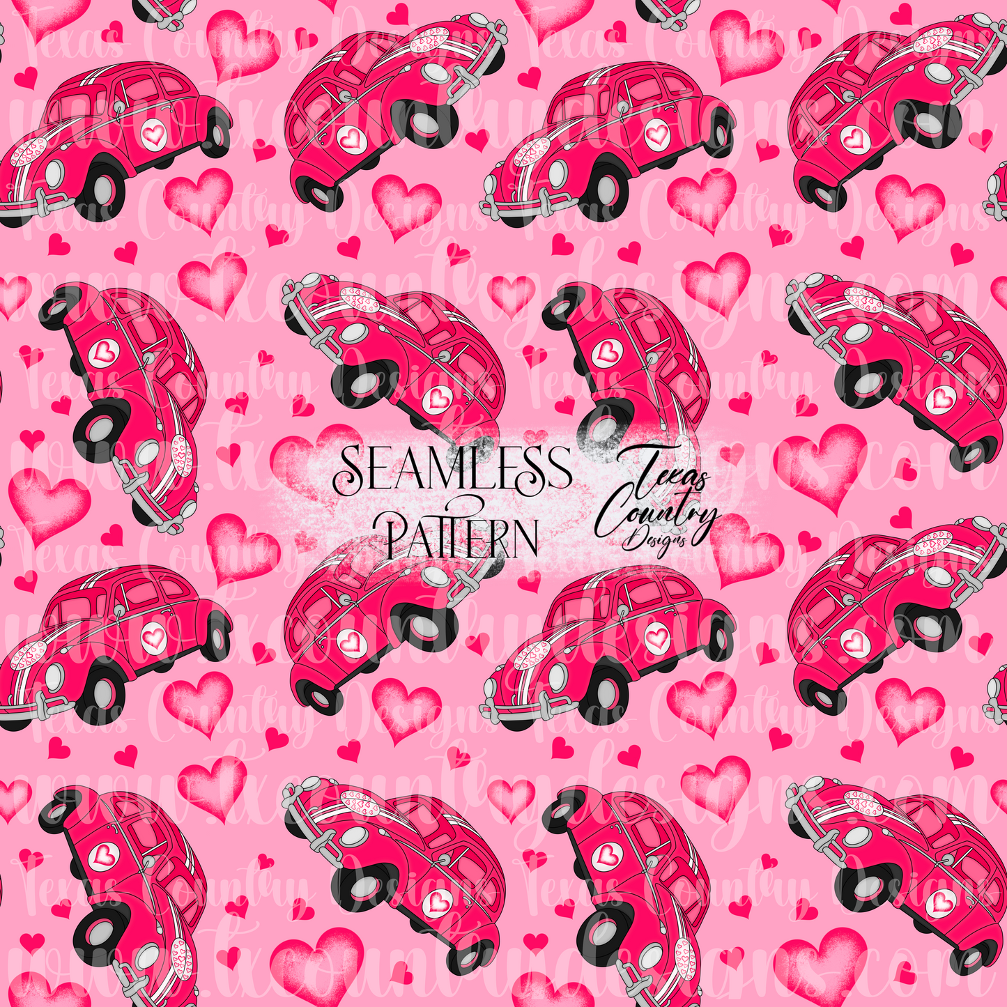 Love Bug Seamless - Pink