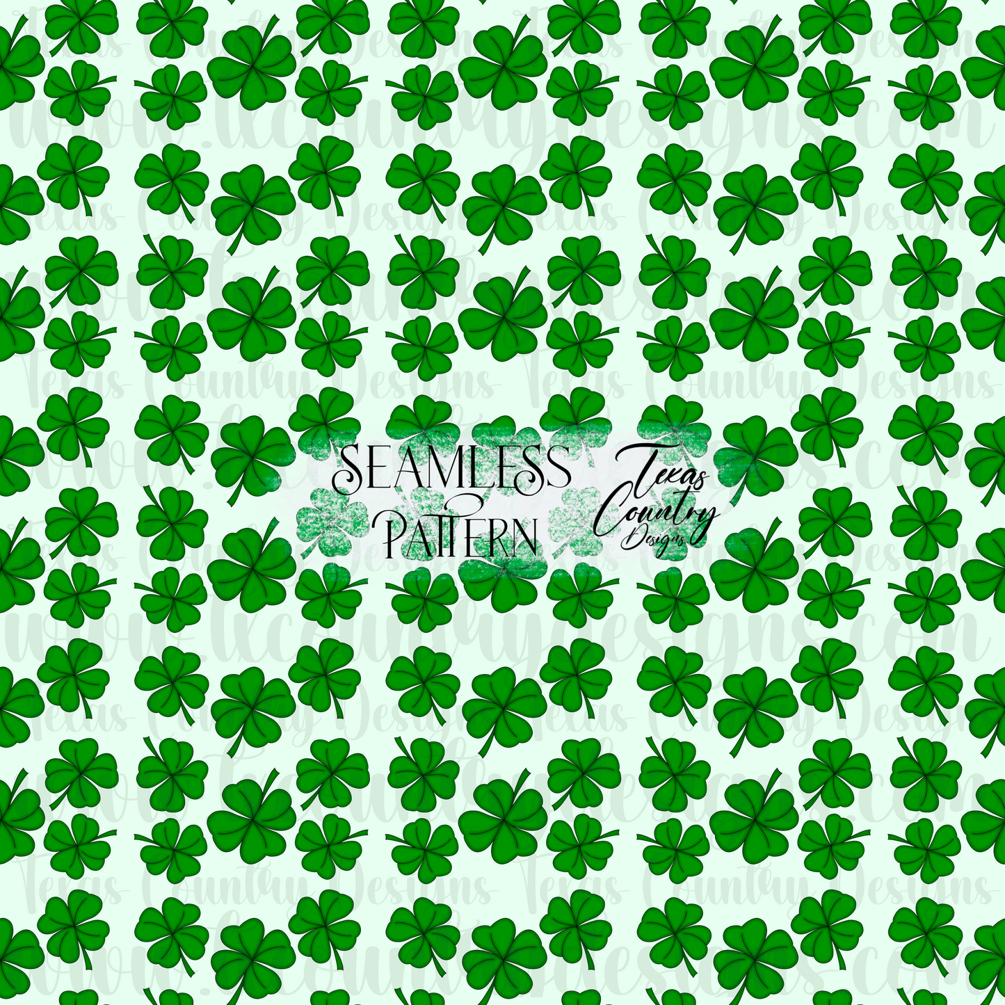 Four Leaf Clover Seamless
