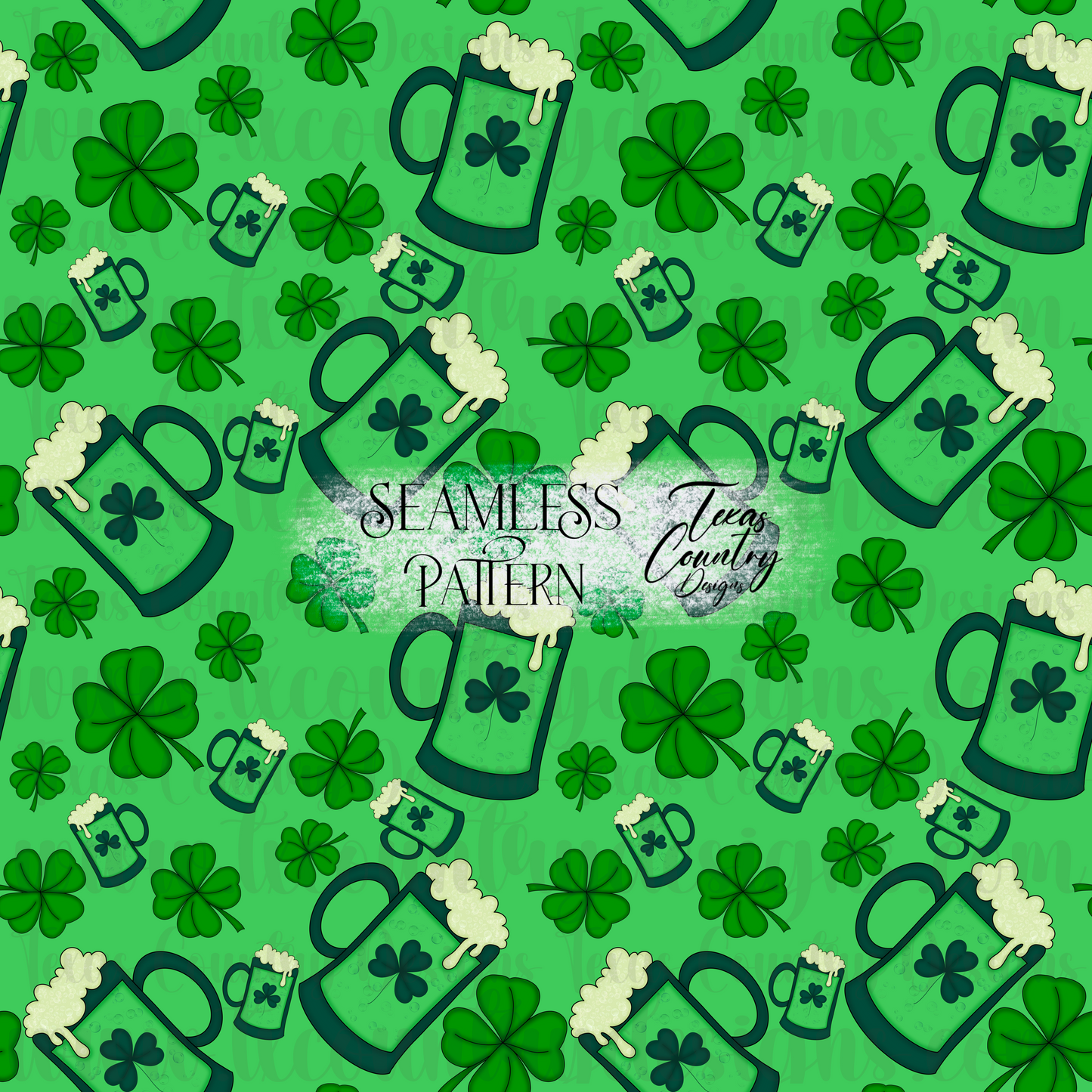 Lucky Beer Seamless