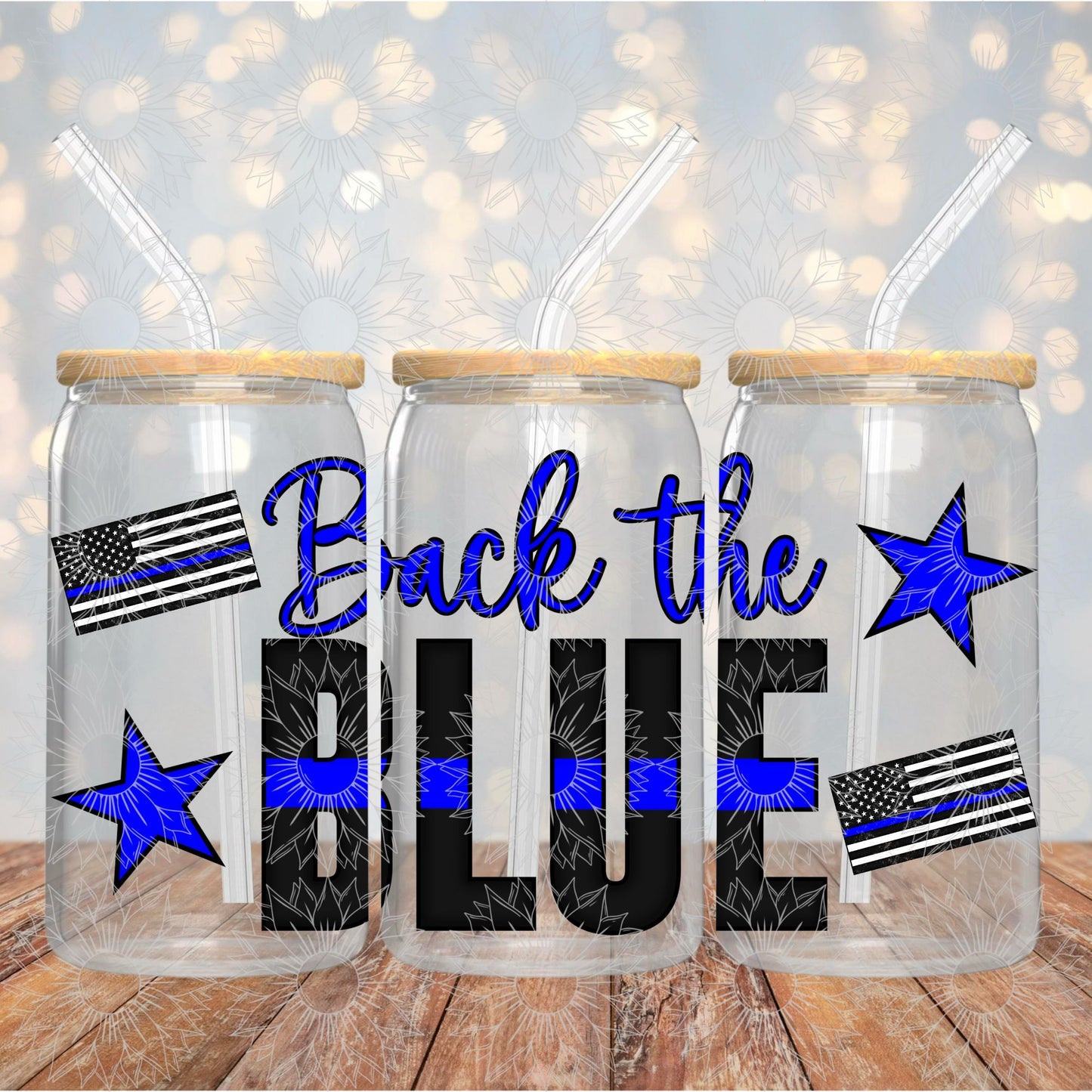 Back The Blue 16OZ