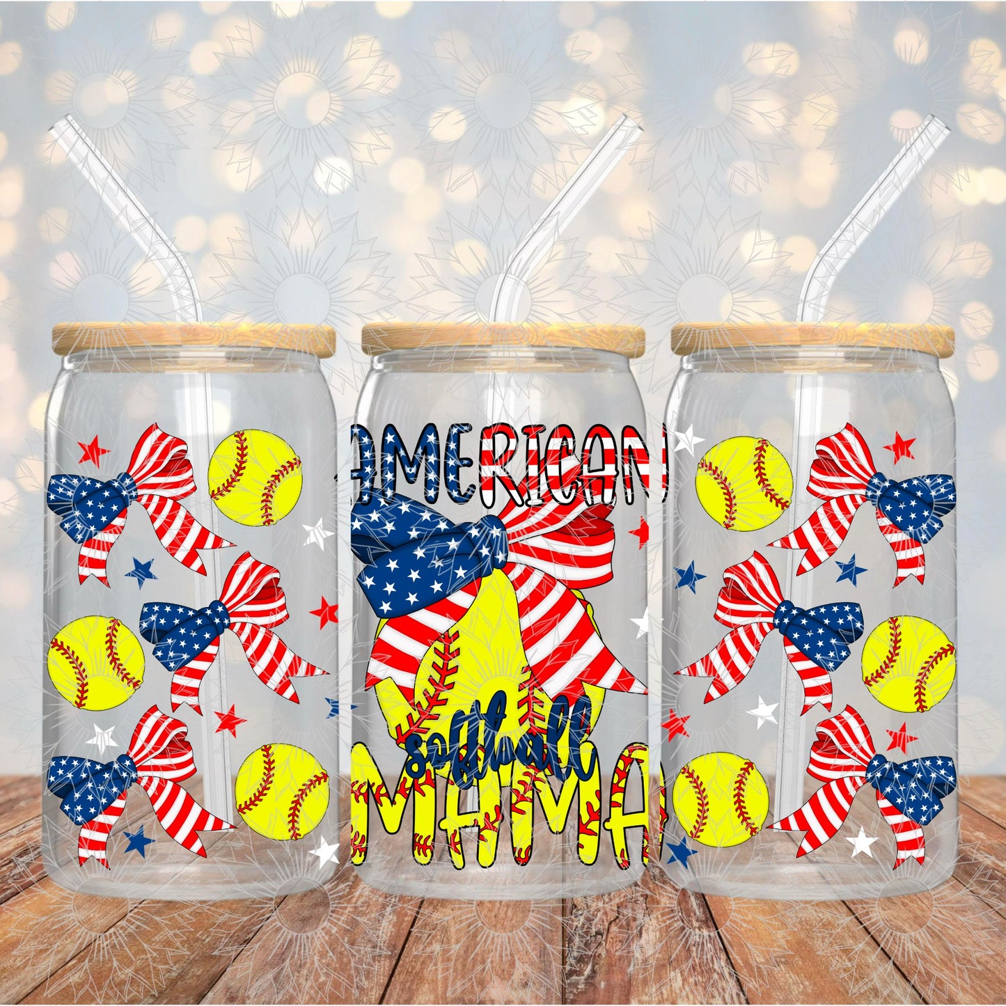 American Softball Mama 16OZ