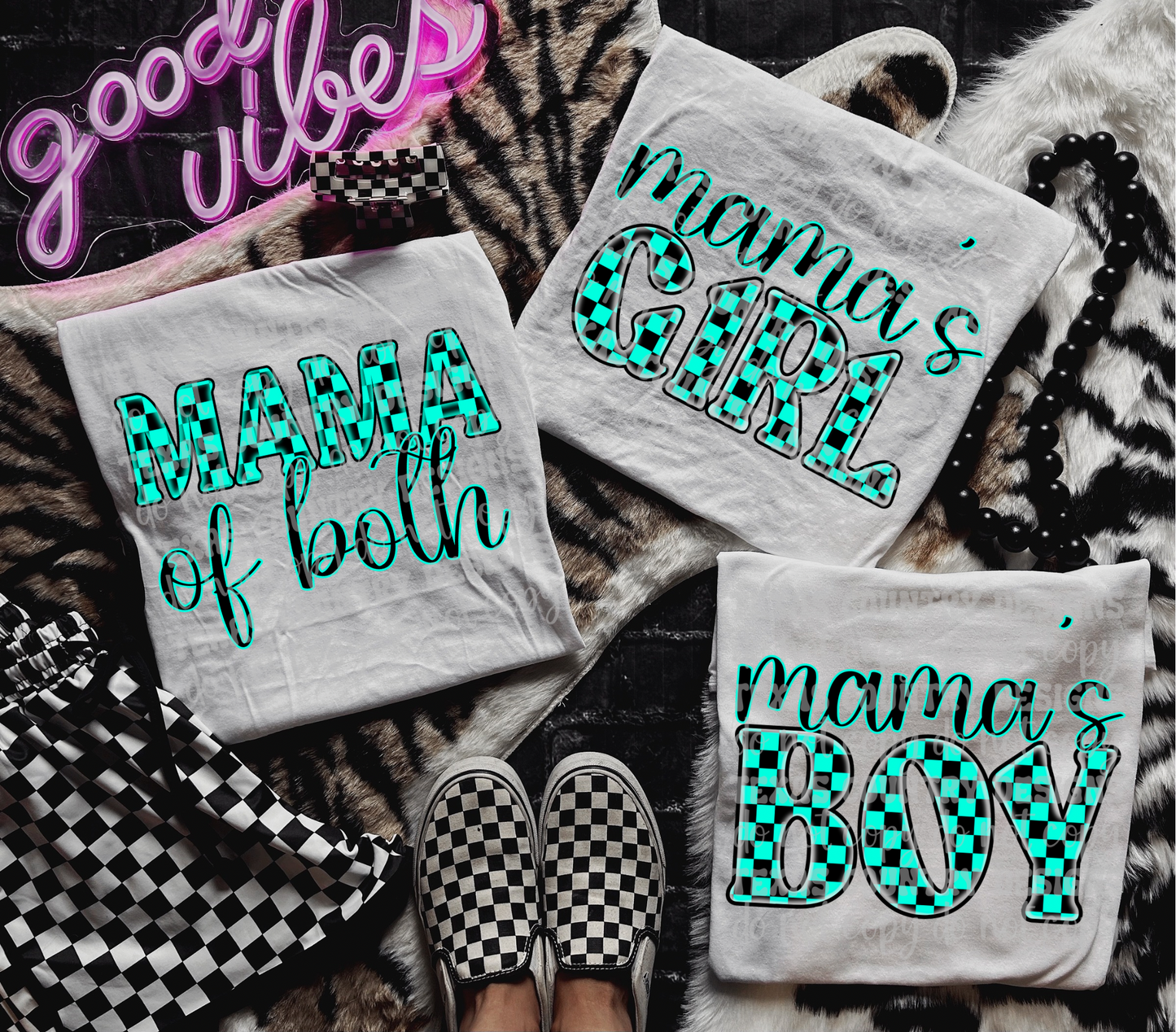 Mama of Both Teal