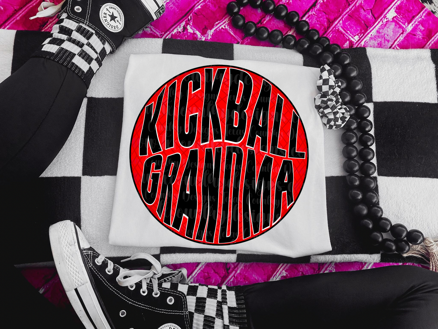 Kickball Grandma Wave