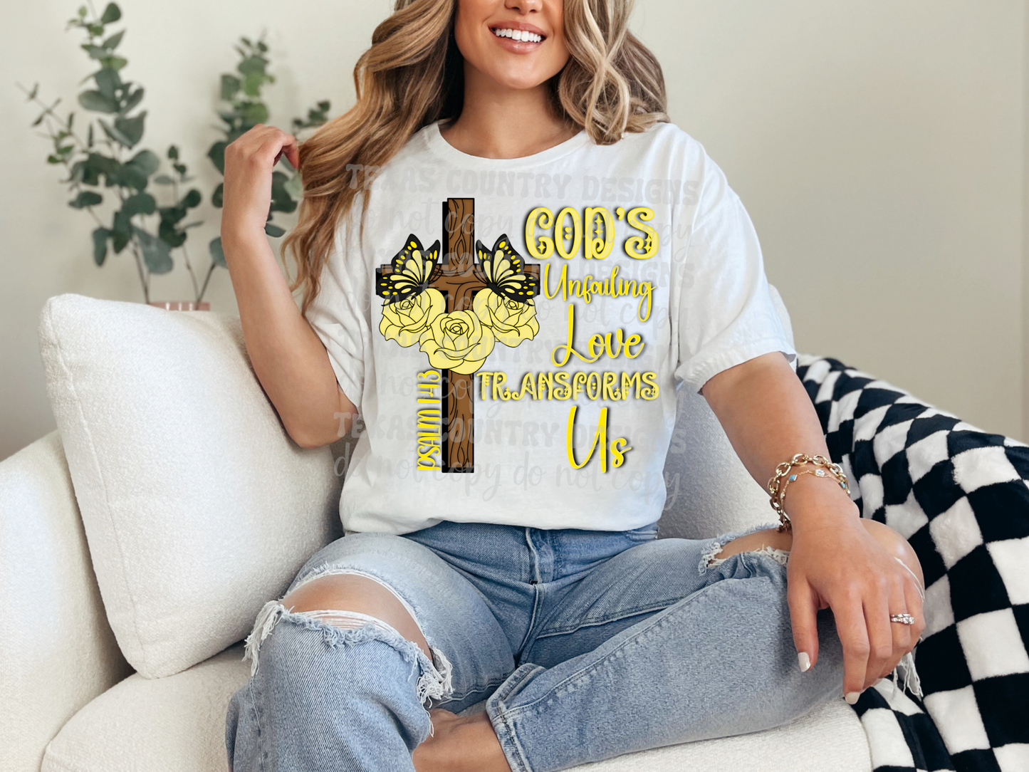 God's Unfailing Love Transforms Us Yellow