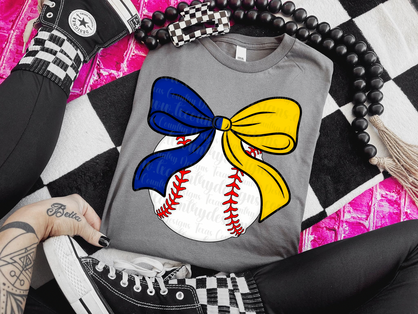 Custom Baseball Bow