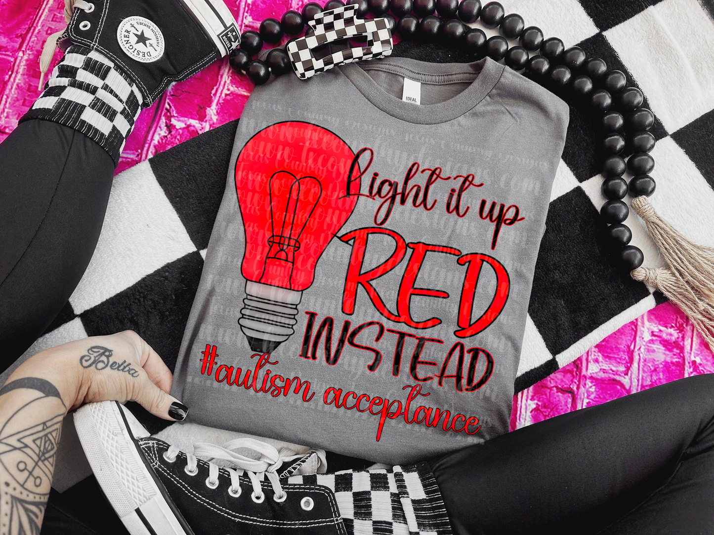 Light It Up Red Instead