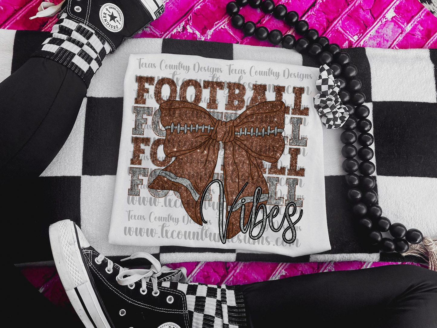 Football Vibes Full Glitter
