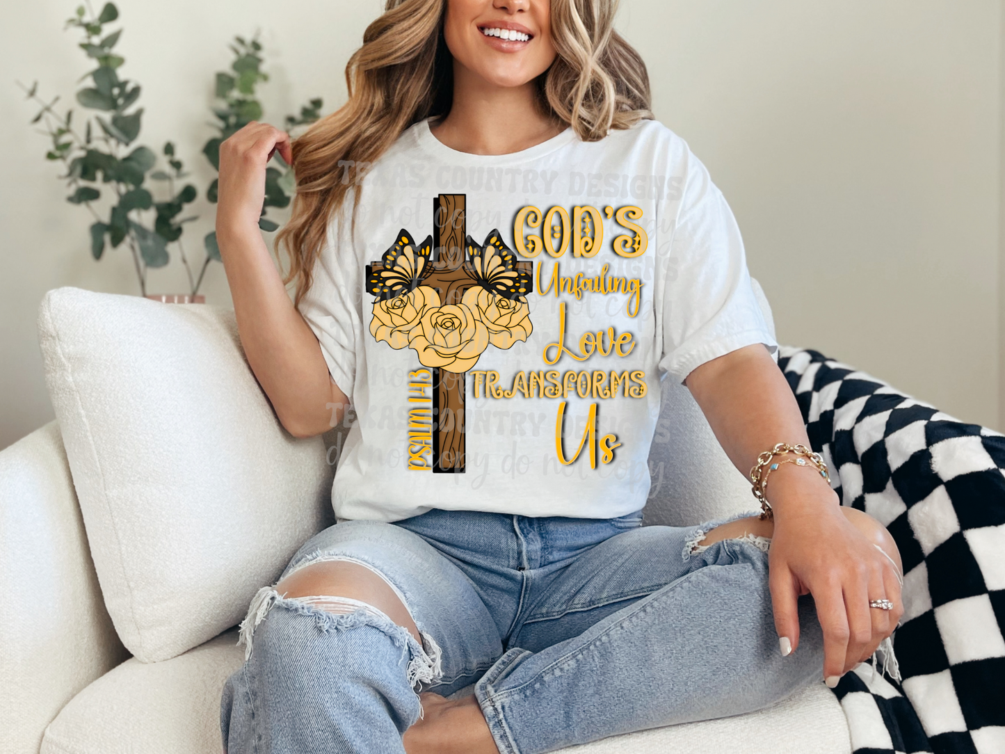 God's Unfailing Love Transforms Us Orange