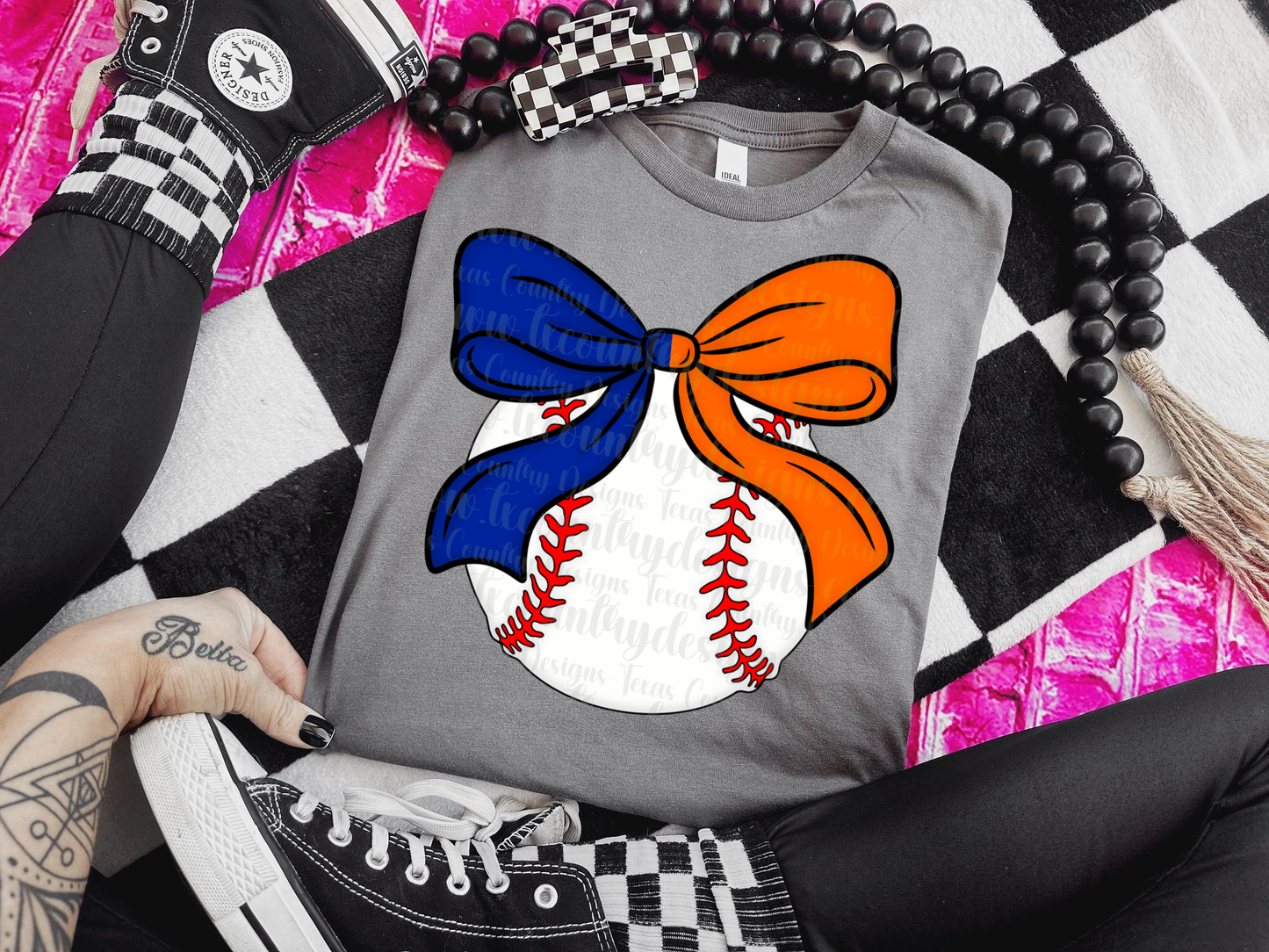 Custom Baseball Bow