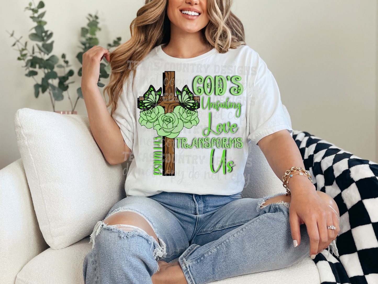 God's Unfailing Love Transforms Us Green