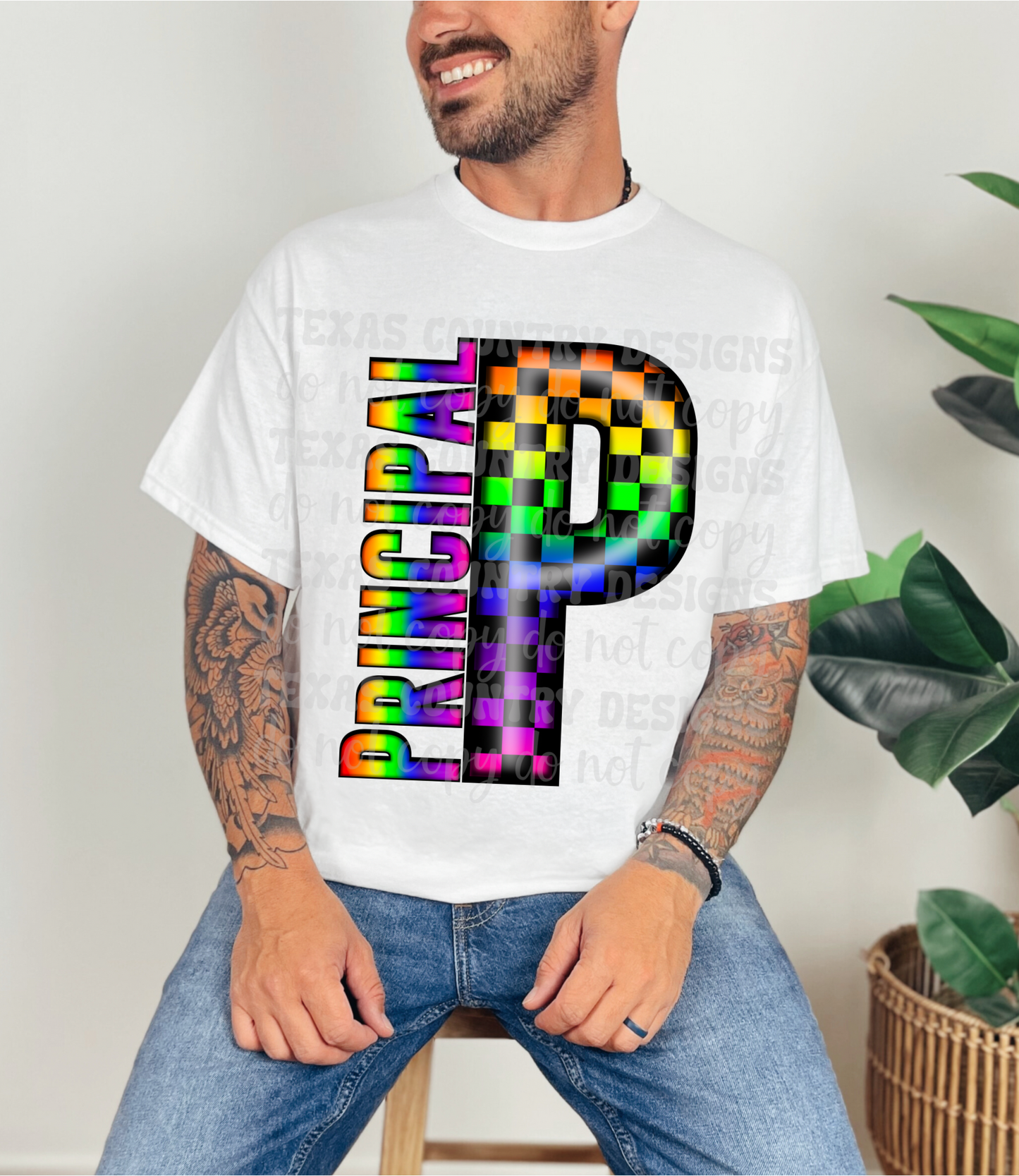 Principal Rainbow Checkered