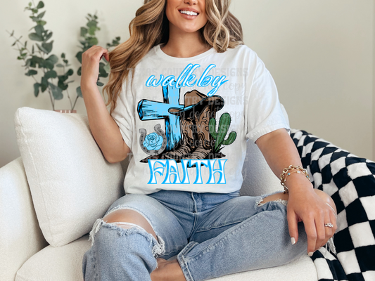 Walk By Faith Blue