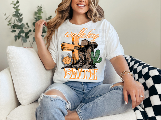 Walk By Faith Orange