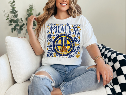 Alamo Heights Mules Floral