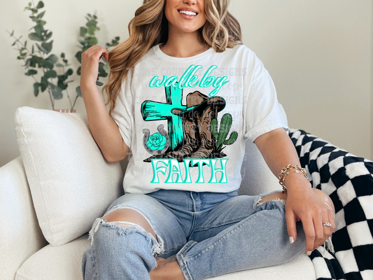 Walk By Faith Turquoise