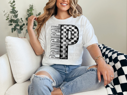 Principal Gray Checkered