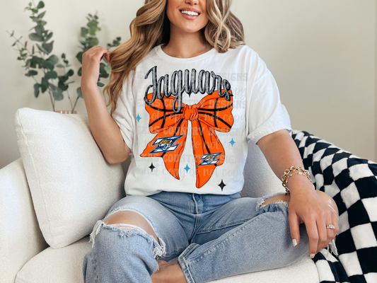 Custom Basketball Ribbon Bow