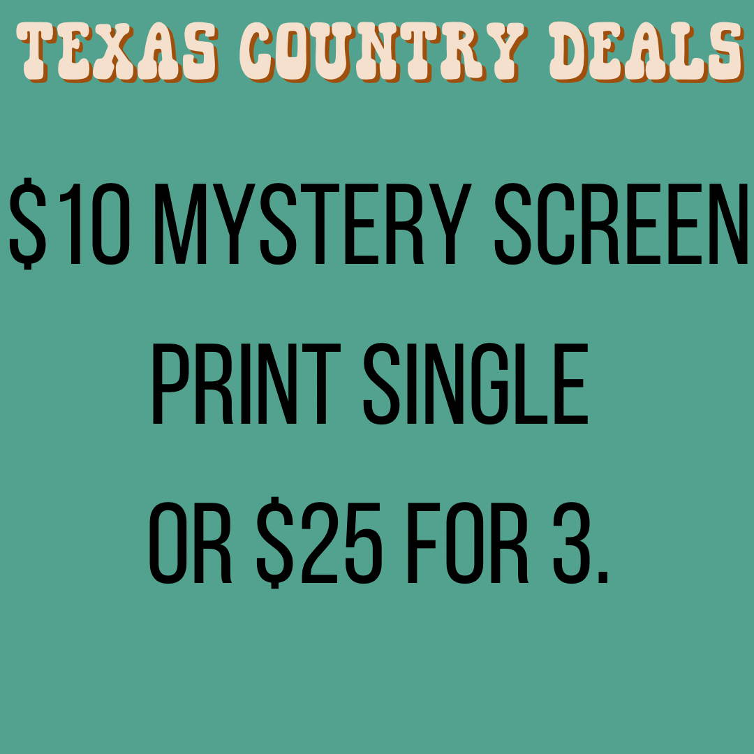 Mystery Screen Print Bundle