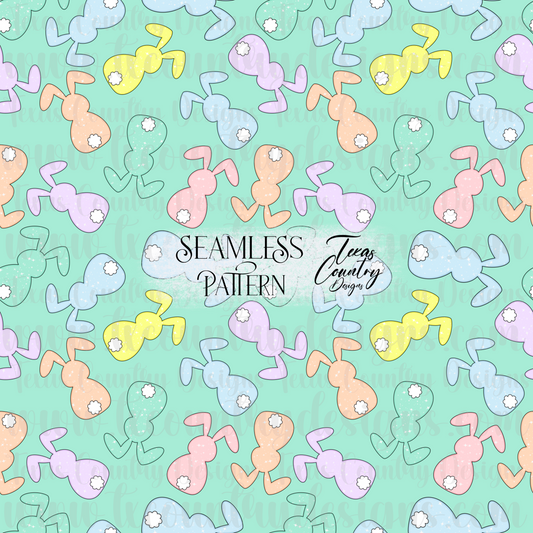 Pastel Star Bunny Green