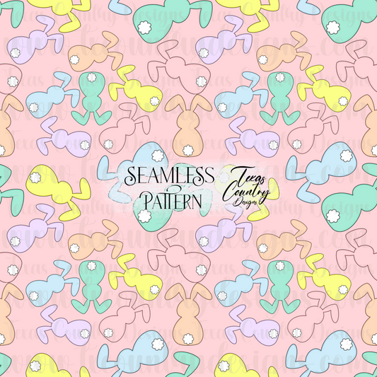 Pastel Bunny Seamless Pink