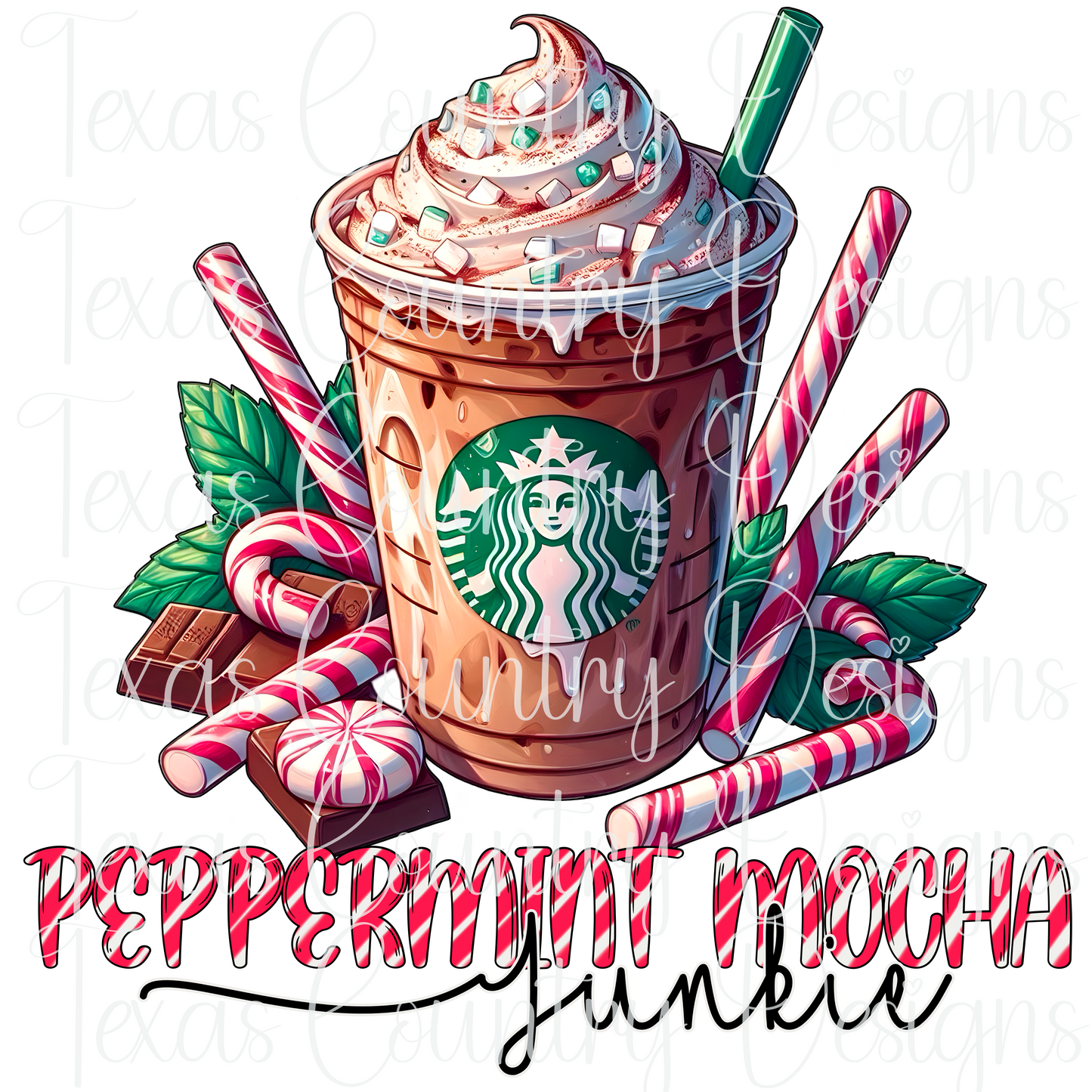 Iced Peppermint Mocha