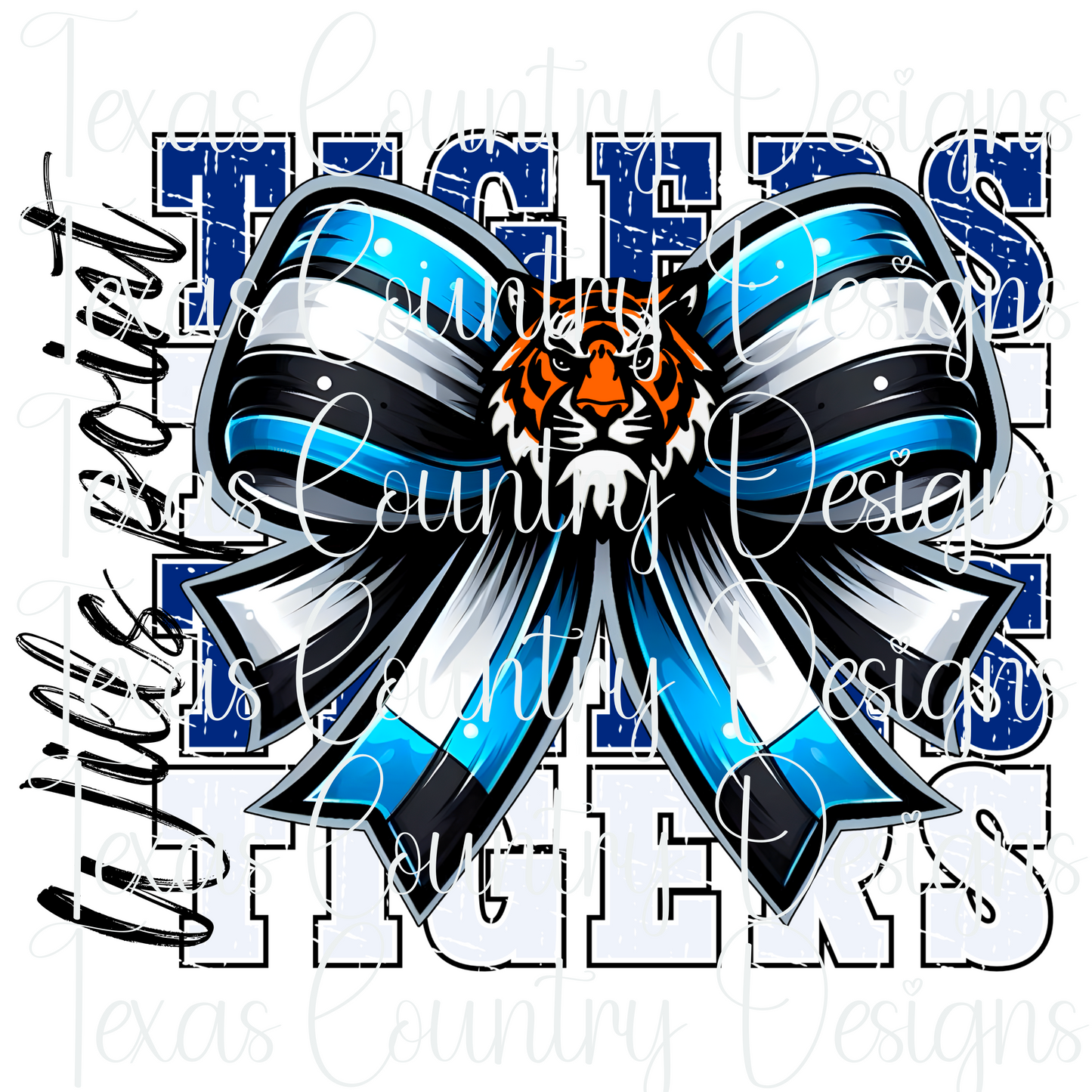 Wills Point Tigers Logo Bow