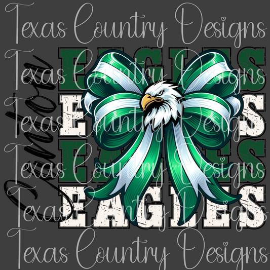 Canton Eagles Logo Bow