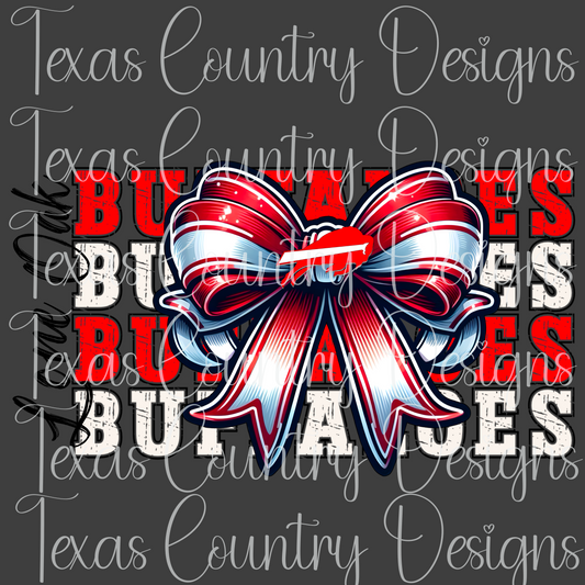 Lone Oak Buffaloes Logo Bow