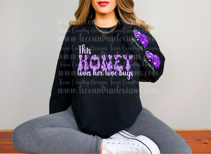 This Honey Loves Her Love Bug(s) - Purple