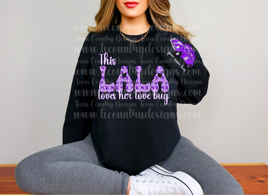 This LaLa Loves Her Love Bug(s) - Purple