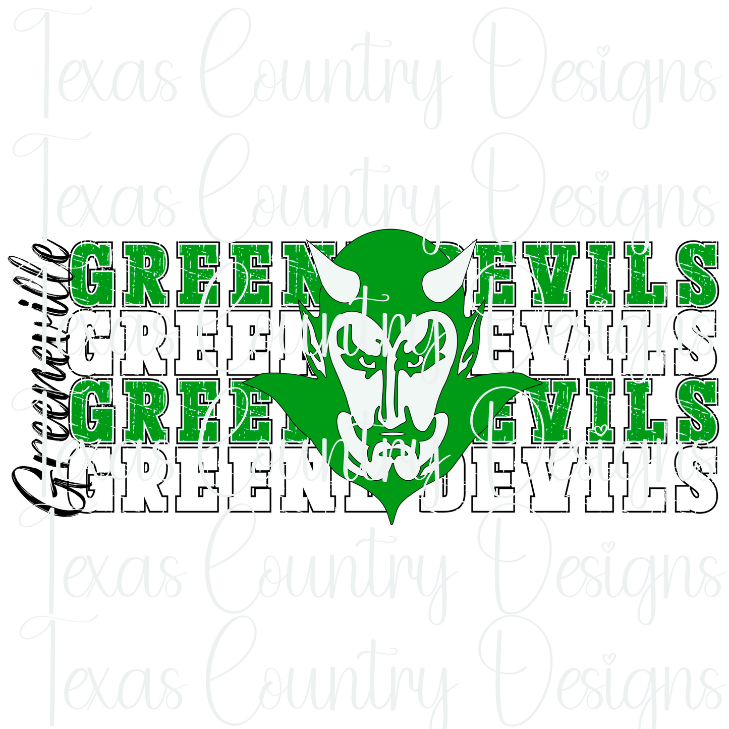 Greeneville Greene Devils Logo