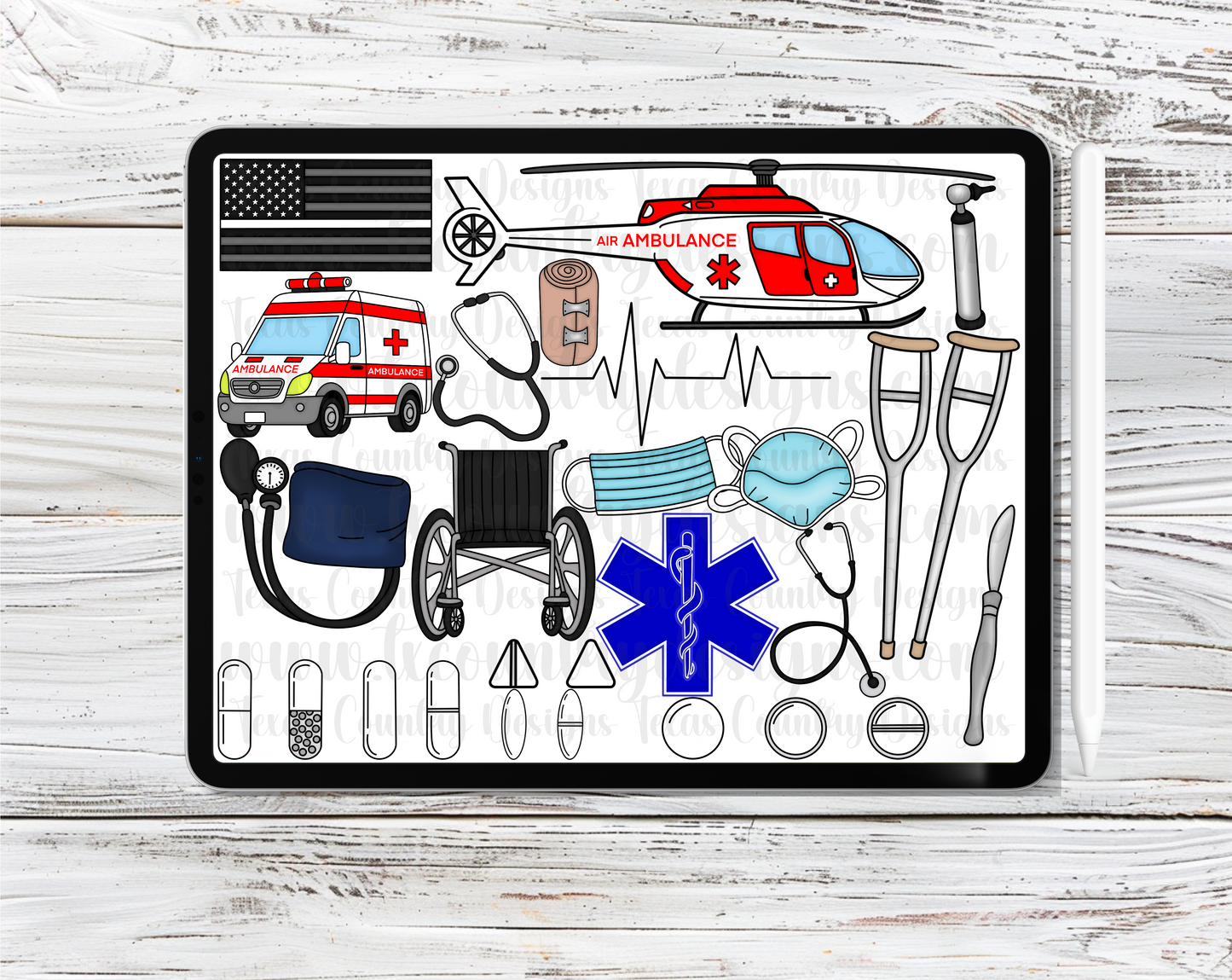 Medical Clipart Set