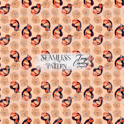 Poca-hontas Mother Seamless