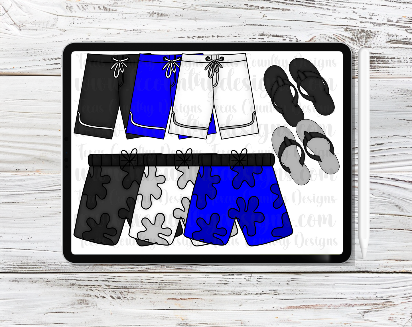 Summer Vibes Clipart Set