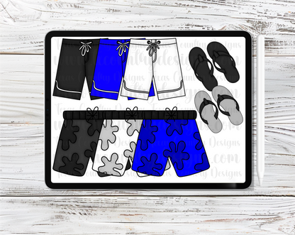 Summer Vibes Clipart Set