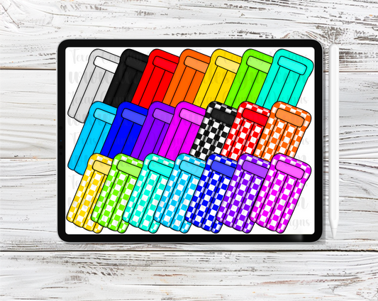 Lounge Float Clipart Set