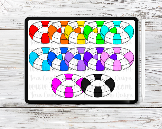 Float Clipart Set