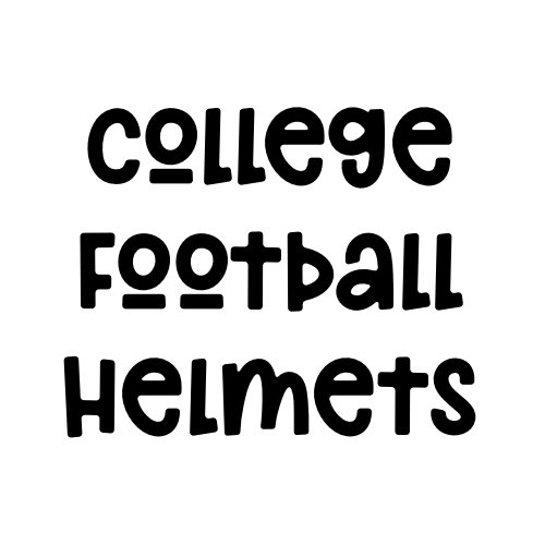 College Football Helmets