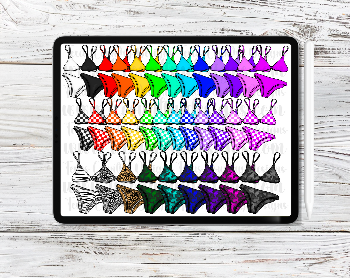Bikini Clipart Set
