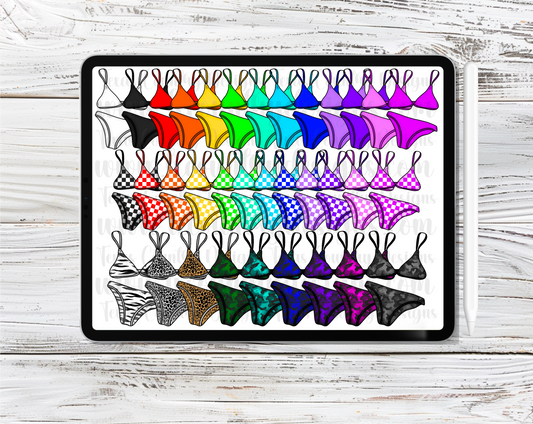 Bikini Clipart Set