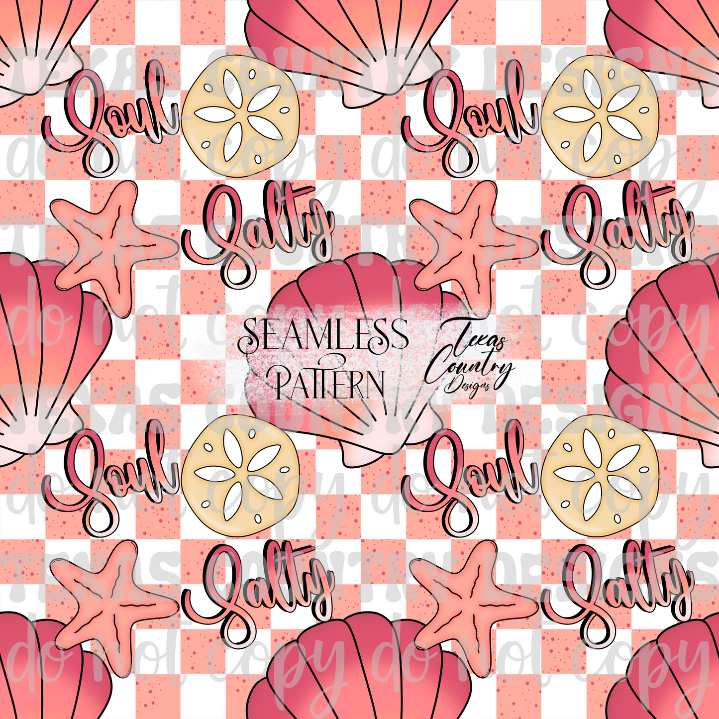 Salty Soul Pink Tones Seamless