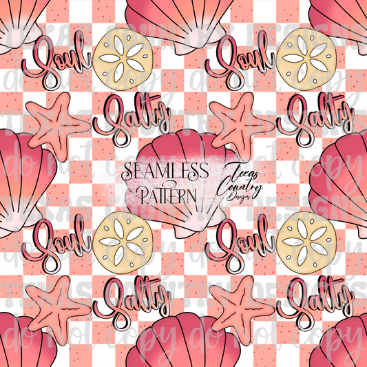Salty Soul Pink Tones Seamless