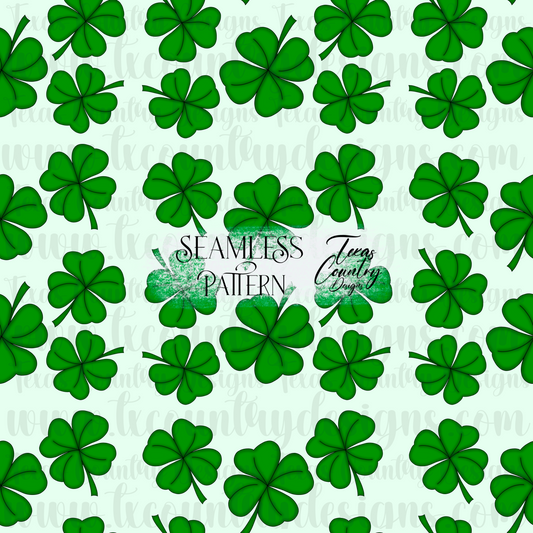 Four Leaf Clover Seamless
