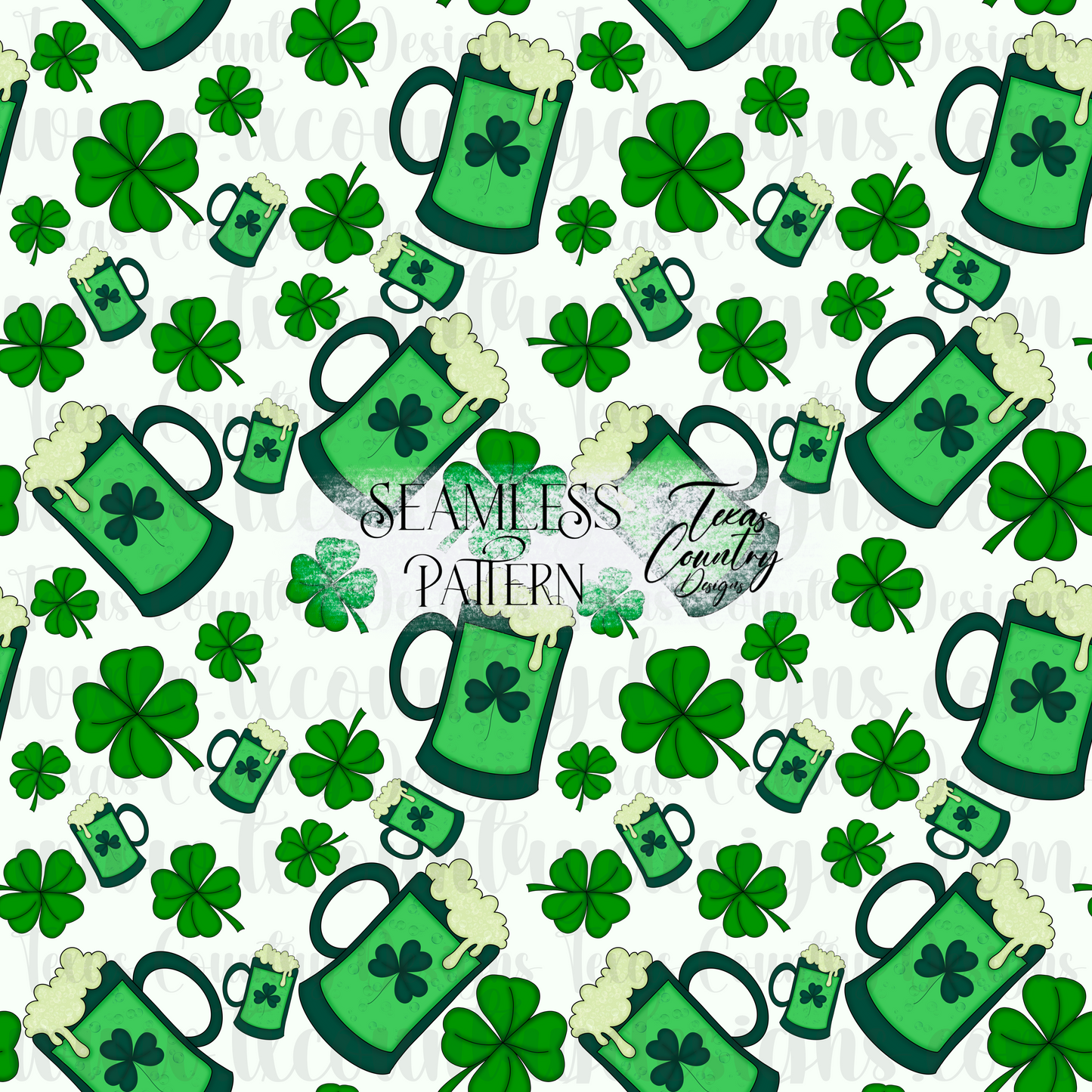 Lucky Beer Seamless
